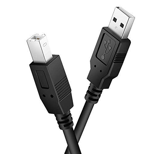 Ancable 15-Feet USB B MIDI Cable for Instruments, USB 2.2 Type A to Type B Printer Cable Cord Compatible with Piano, Midi Controller, Midi Keyboard, Audio Interface Recording, USB Microphone and More