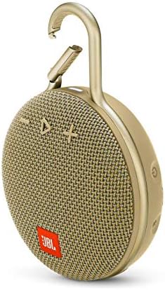JBL JBLCLIP3SAND Clip 3 Portable Waterproof Wireless Bluetooth Speaker Sand (Renewed)