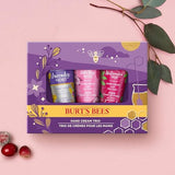 Burt's Bees Holiday Gift, 3 Body Care Stocking Stuffer Products, Hand Cream Trio Set, Lavender Honey, Watermelon Mint & Wild Rose Berry Shea Butters