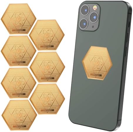 7PCs Protection Phone Sticker, 5G New Cell Phone Protector, Block & Shield Electromagnetic Waves from Mobile in 360°, Computer, Radio, Laptop, Tablet PC, WiFi Router, TV, E-Devices