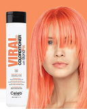 Celeb Luxury Intense Color Depositing Colorconditioner Conditioner + BondFix Bond Rebuilder, Vegan, Sustainably Sourced Plant-Based, Semi-Permanent, Viral and Gem Lites Colorconditioners