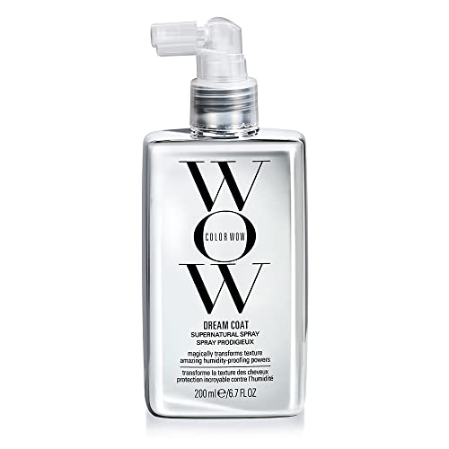 COLOR WOW Dream Coat Supernatural Spray – Keep Your Hair Frizz-Free and Shiny No Matter the Weather with Award-Winning Anti-Humidity Treatment