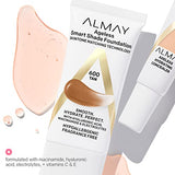 Almay Anti-Aging Foundation, Smart Shade Face Makeup with Hyaluronic Acid, Niacinamide, Vitamin C & E, Hypoallergenic-Fragrance Free, (200 Light Medium,) 1 Fl Oz (Pack of 1)