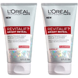 L'Oreal Paris Revitalift Bright Reveal Anti-Aging Facial Cleanser with Glycolic Acid 5 fl. oz (Pack of 2)