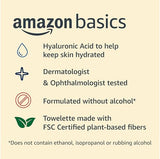 Amazon Basics Hydrating Makeup Remover Wipes, 150 wipes (Pack of 6)