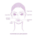 Toute Nuit Wrinkle Patches, Face Tape, Curve - Reducing Fine Lines Around Eyes and Mouth - 48 Patches