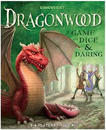 Gamewright Dragonwood A Game of Dice & Daring Board Game Multi-colored, 5"