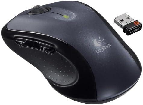 Logitech M510 Wireless Mouse-Black (Renewed)