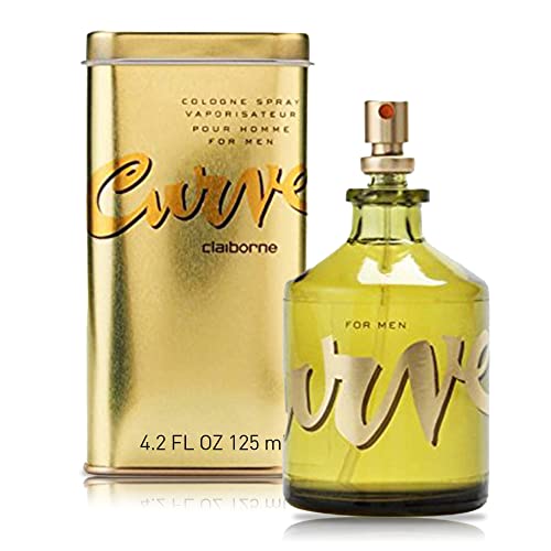 Men's Cologne Fragrance Spray by Curve, Casual Day or Night Scent, Spicy Wood Magnetic Scent, 4.2 Fl Oz