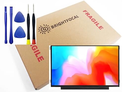 BRIGHTFOCAL New Screen Replacement for HP Chromebook 11 G3 G4 G4 EE G5 G6 G7 EE 11A G8 EE Non Touch, ProBook 11 G2, Stream 11 Pro G3 Series 11.6 HD Matte 30Pin Side Brackets LCD LED Display with Tool