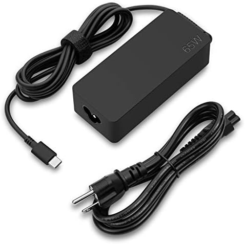 65W 45W USB C Laptop Type C AC Power Adapter Charger Replacement for Lenovo Yoga 910 920 C630 C930 S940 Chromebook 300E 500E C330 C340 S330 ThinkPad L580 L590 E580 E585 etc.