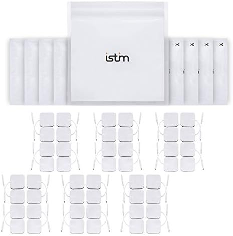 iSTIM Super Soft 2"x2" TENS Unit Electrodes for TENS Massage EMS - 100% Japanese Gel (2"X2" - 48 Pieces)