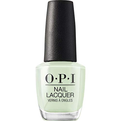 OPI Nail Lacquer Nail Polish | Opaque Light Green Crème Chip Resistant Nail Polish | Vegan, Fast Drying, Streak Free