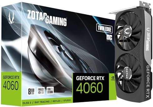 Zotac ZT-D40600H-10M Carte graphique NVIDIA GeForce RTX 4060 8 Go GDDR6