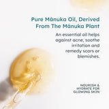 MELORA Manuka Face Oil (1 Oz) - Manuka Skin Care Facial Oil Serum for Dry or Sensitive Skin – Anti-Aging Oil for Face with Vitamin C, A, & E for Women & Men