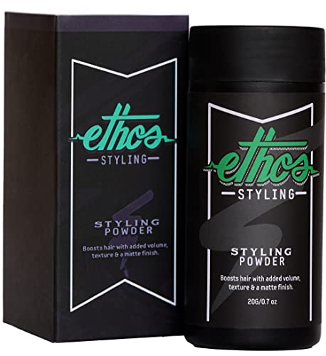 Texture Powder - Texturizing & Mattifying Hair Powder for Men - Grooming, Volumizing & Hair Styling Products for Extra Volume, Control & Strong All-Day Grip - Matte, Wavy Finish - 20g