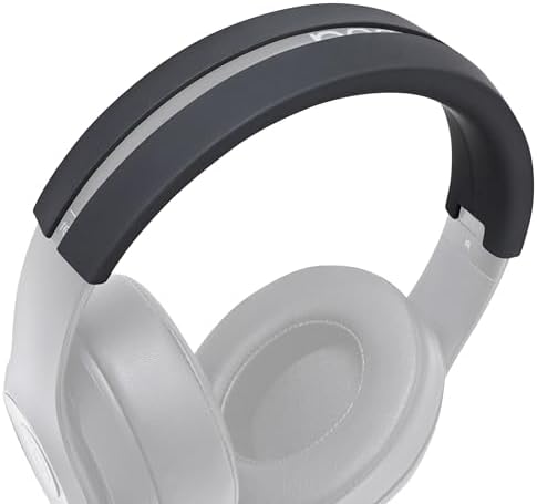 WC BandZ Studio - Silicone Headband Cover for Beats Studio & Studio Pro Headphones by Wicked Cushions | Enhanced Comfort, Style, and Sweat Protection | Does Not Fit Beats Solo | Black