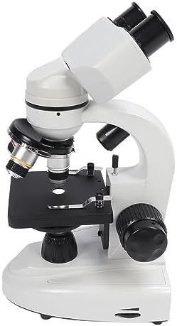 Eujgoov Compound Binocular Microscope 40X‑5000X Lab Microscope Beginner Kit for Breeding Testing and Biochemical Testing (US Plug), Eujgoov5gwhbtvnur-11