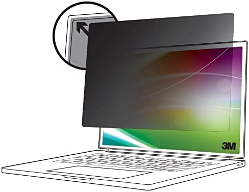 3M Bright Screen Privacy Filter for 13.3in Full Screen Laptop, 16:9, BP133W9E