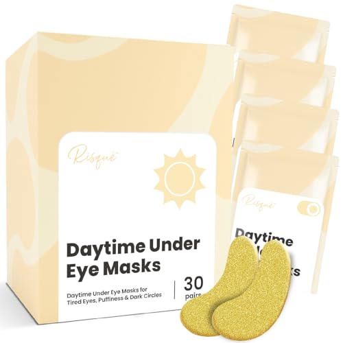 Daytime Under Eye Patches for Puffy Eyes and Dark Circles | Infused Gel Mask Patches for Dark Circle Undereye Support of Bags & Puffiness | Ideal for Bridesmaid Gifts & Bachelorette Party