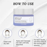 2024 New Pure Tighten & Lift Neck Cream, Go Neck Firming Cream, Neck Firming Cream Tightening Lifting Sagging Skin, Neck Cream for Turkey Neck, Tighten and Lift Neck Cream (2PCS)