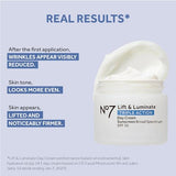 No7 Lift & Luminate Triple Action Day Cream - Anti-Aging Face Cream with SPF 30, Hyaluronic Acid & Vitamin C - Visibly Firms Skin for a Healthy Looking Radiance - Suitable for Sensitive Skin (50ml)