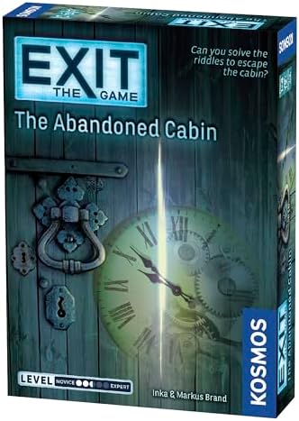 Exit: The Abandoned Cabin - Kennerspiel Des Jahres Winner, Card-Based Family Escape Room Game for 1-4 Players, Ages 12+