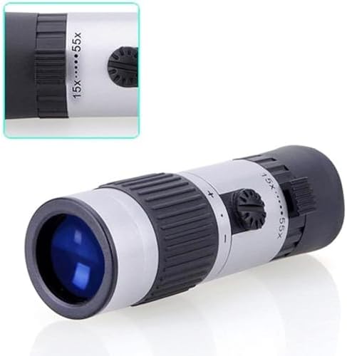 Rongon Pocket Monocular Telescope 15-55X21 Compact Binoculars Monocular for Adults High Powered for Stargazing Hunting Wildlife Bird Watching Travel Camping Hiking Dad Gifts