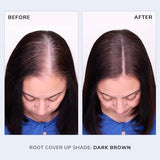 COLOR WOW Root Cover Up, Dark Brown - Instant Grey Coverage + creates thicker looking hairlines Highlight Touch-Up