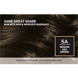 L'Oreal Paris Superior Preference Fade-Defying + Shine Permanent Hair Color, 5A Medium Ash Brown, Pack of 2, Hair Dye