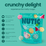 Nutic Smooth and Melty Mints Nonpareils Candy - 1LB, Pastel Mint Delights for Holidays & Birthdays, Dutch and Chocolate Mint Treats - Ideal for Weddings, Parties, USA Made - (Pack of 1)