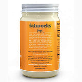 Fatworks Organic Grass-Fed Beef Tallow, Certified Organic Non-Gmo Pasture-Raised Beef Tallow, sourced from several small family ranchers, KETO friendly, exclusive to Fatworks, 14 oz.