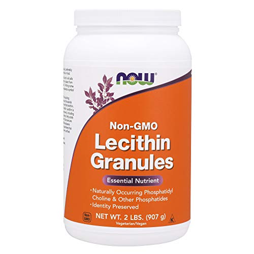 NOW Supplements, Lecithin Granules with naturally occurring Phosphatidyl Choline and Other Phosphatides, 2-Pound