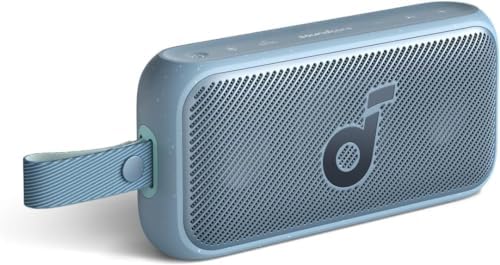 Soundcore Motion 300 by Anker, Bluetooth Speaker, Wireless Hi-Res Portable Speaker, IPX7 Waterproof, BassUp, Bluetooth 5.3, 30W Stereo Sound, 13H Playtime for Home, Shower, Outdoor, and Travel - Blue