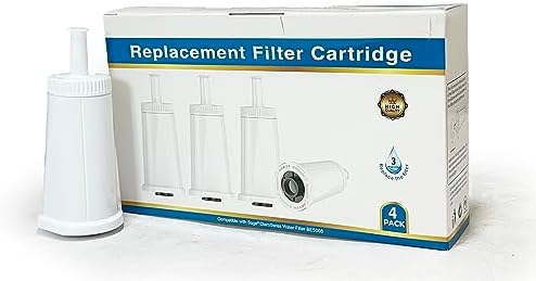 Nispira BES008 Water Filter For Sage ClaroSwiss for Breville Coffee Maker Espresso Machine Oracle Touch BES990, Bambino Plus BES920, Barista Pro BES878, Barista Express, Barista Touch BES880, 4 Packs
