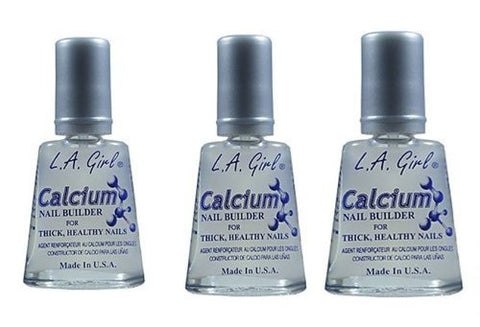 LA Girl Nail Calcium Nail Bulider 3 Bottles