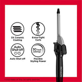 REVLON Perfect Heat Triple Ceramic Curling Iron | For Silky Smooth Spiral Curls (1/2 in)