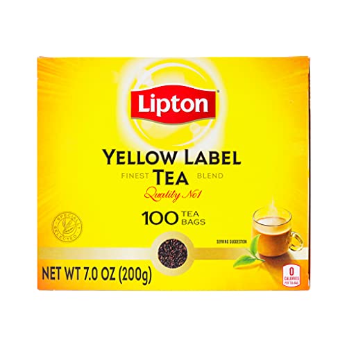 Lipton Yellow Label Tea International Blend 100 Tea Bags