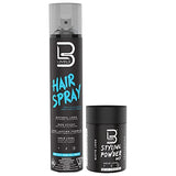 L3 Level 3 Hair Spray and Powder - Long Lasting and Strong Hold Hair Spray - Great for Men and Women