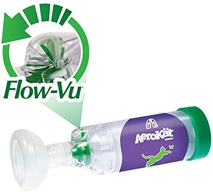 The Original Aerokat Feline Aerosol Chamber Inhaler Spacer for Cats and Kittens with Exclusive Flo-Vu Indicator