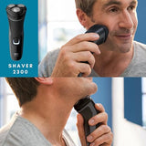 Philips Norelco Electric Shaver Trimmer Series Men's Shaver with PowerCut Blades & pop-up Trimmer