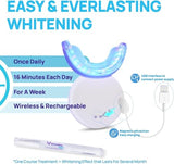 Whitebite Pro Upgraded Teeth Whitening Kit with Pens for Sensitive Teeth: Teeth Whitening LED Light, Mouth Tray, Carbamide Peroxide Whitening Gel - Fast Teeth Whitener and Tooth Stain Remover