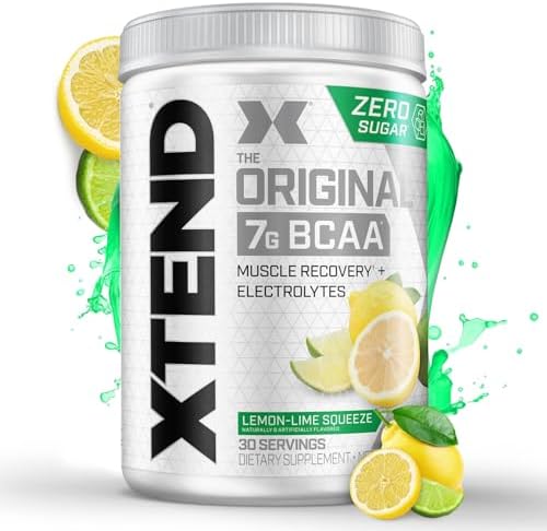 Xtend XTEND Original BCAA Powder 7g BCAA and 2.5g L-Glutamine, Sugar Free Post Workout Muscle Recovery Drink with Amino Acids for Men & Women, 30 Servings