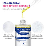 MEOLY Milia Remover, Milia Spot Treatment Helps Dissolve and Reduce Milia, Whitehead, and Sebaceous Hyperplasia New Formula 30 ML