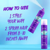 AUSSIE Instant Freeze Hairspray With Jojoba & Sea Kelp, Strong Hold, 10.0 Oz, Triple Pack