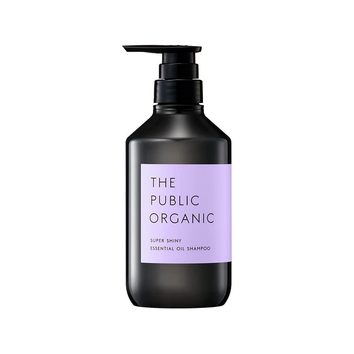 THE PUBLIC ORGANIC Shampoo Bottle [Super Shiny] [Glossy Moisturizing] 16.2 fl oz (480 ml) Best Cosmetics Amino Acid Aroma Essential Oil Hair Care Made in Japan