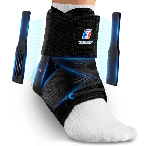 Quick Lace Up Ankle Brace for Women Men with Removable Side Splints, Ankle Braces for Sprained Ankle, Achilles Tendonitis, Injury Recovery, Ankle Support for Basketball,Volleyball,Soccer,Tennis,S
