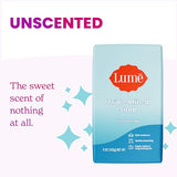 Lume Whole Body Deodorant Starter Pack - Smooth Solid Stick, Invisible Cream Tube, Acidified Body Wash Mini, Soap, Acidified Deodorant Wipes - Aluminum & Baking Soda Free Odor Control (Unscented)