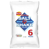 WALKERS Salt and Shake Multipack Crisps, 6 x 24 g