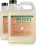 MRS. MEYER'S CLEAN DAY Hand Soap Refill, Made with Essential Oils, Biodegradable Formula, Geranium, 33 Fl. Oz - (Pack of 2)